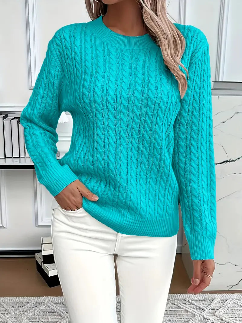 Pull Femme Tricot Câble - Image 6