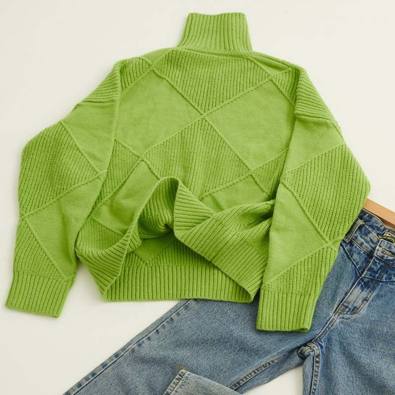 Pull Femme Motif Losanges - Image 4