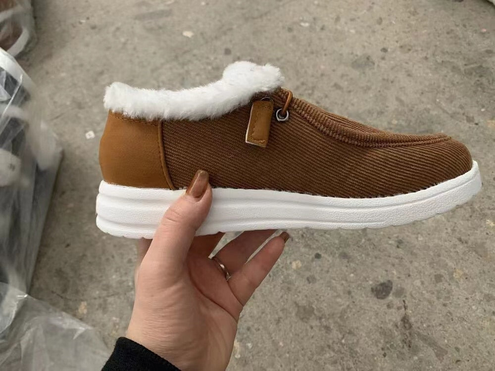 Mocassins Femme Doublés en Fausse Fourrure - Image 7