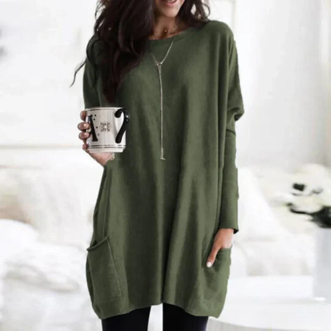 Tunique Femme Oversize Manches Longues - Image 3