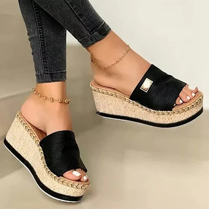 Sandales compensées à plateforme pour femmes - Image 4