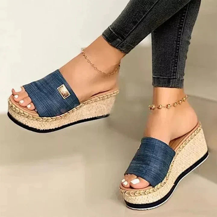 Sandales compensées à plateforme pour femmes - Image 3