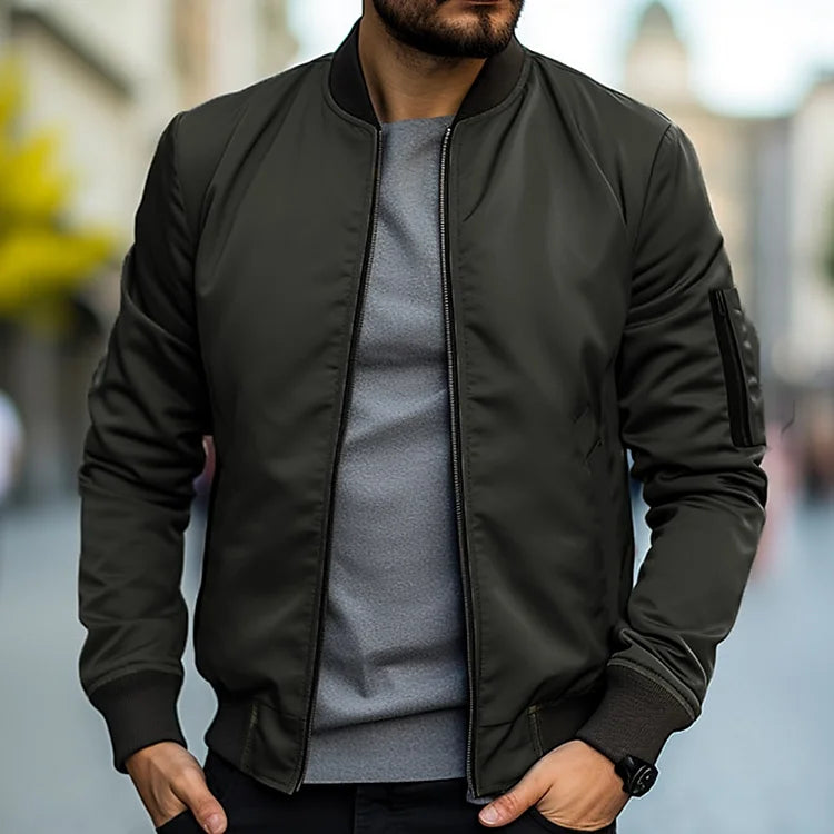 Blouson Bomber Zippé Homme - Image 3