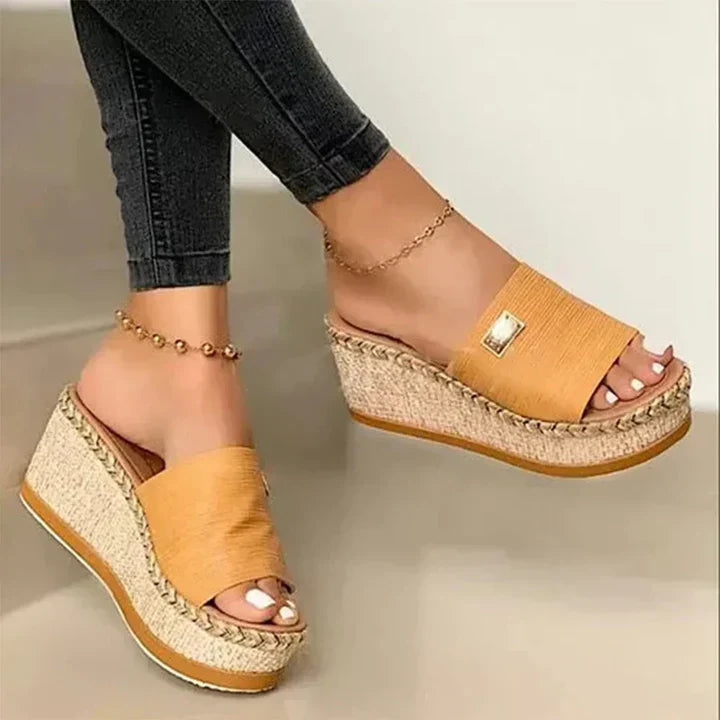 Sandales compensées à plateforme pour femmes - Image 1