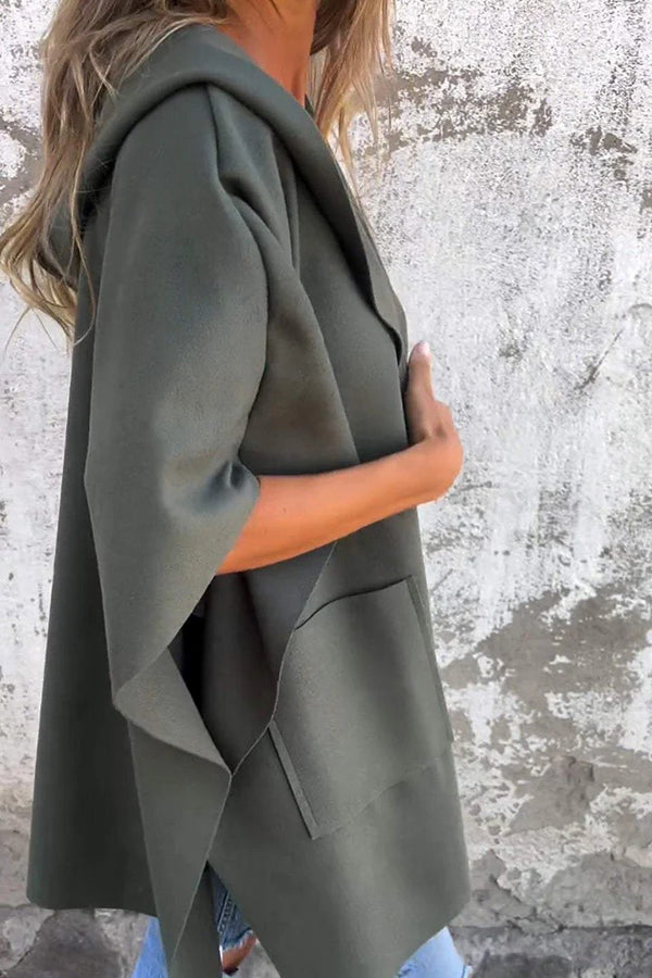 Veste Cape Femme Ouverte sur le Devant - Image 11