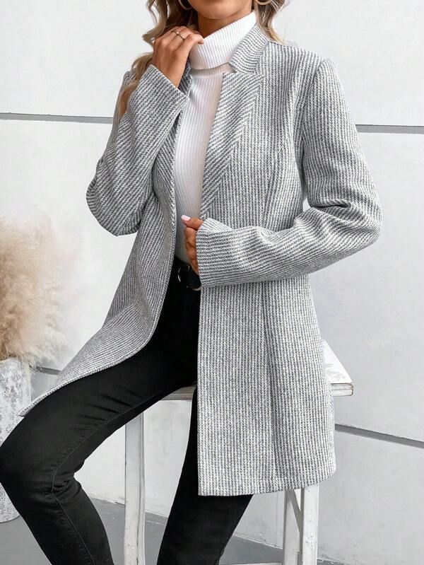 Manteau Long Trapèze Femme - Image 6