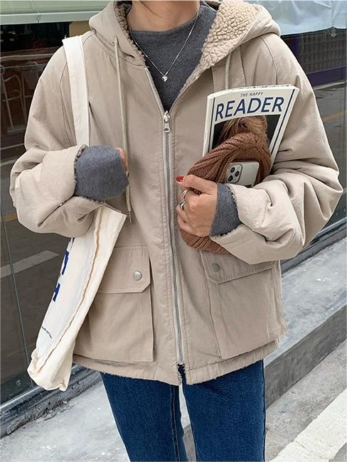 Veste à Capuche Décontractée pour Femme - Image 7