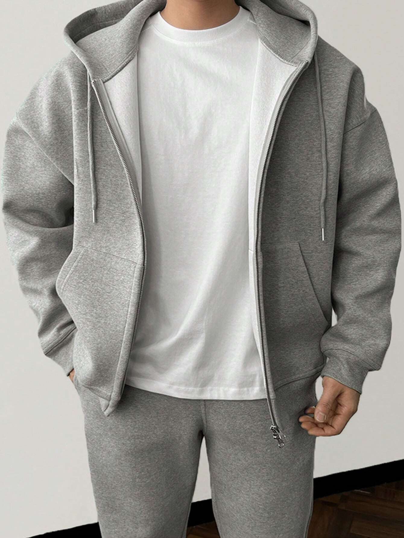 Ensemble de survêtement zippé pour homme - Image 5