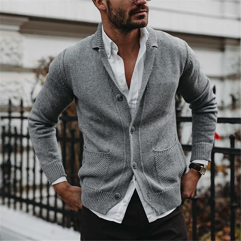 Cardigan Boutonné Homme - Image 1