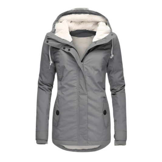 Veste à Capuche Doublée en Molleton pour Femme - Image 1