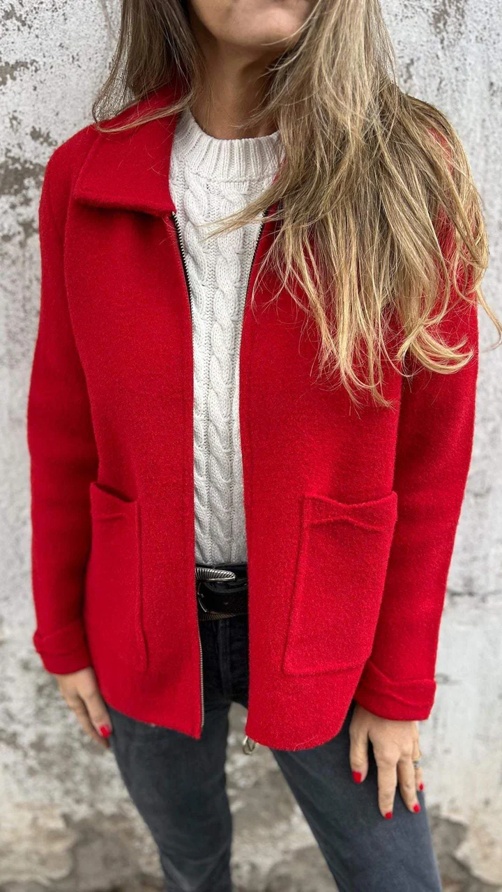 Veste zippée décontractée pour femme - Image 3