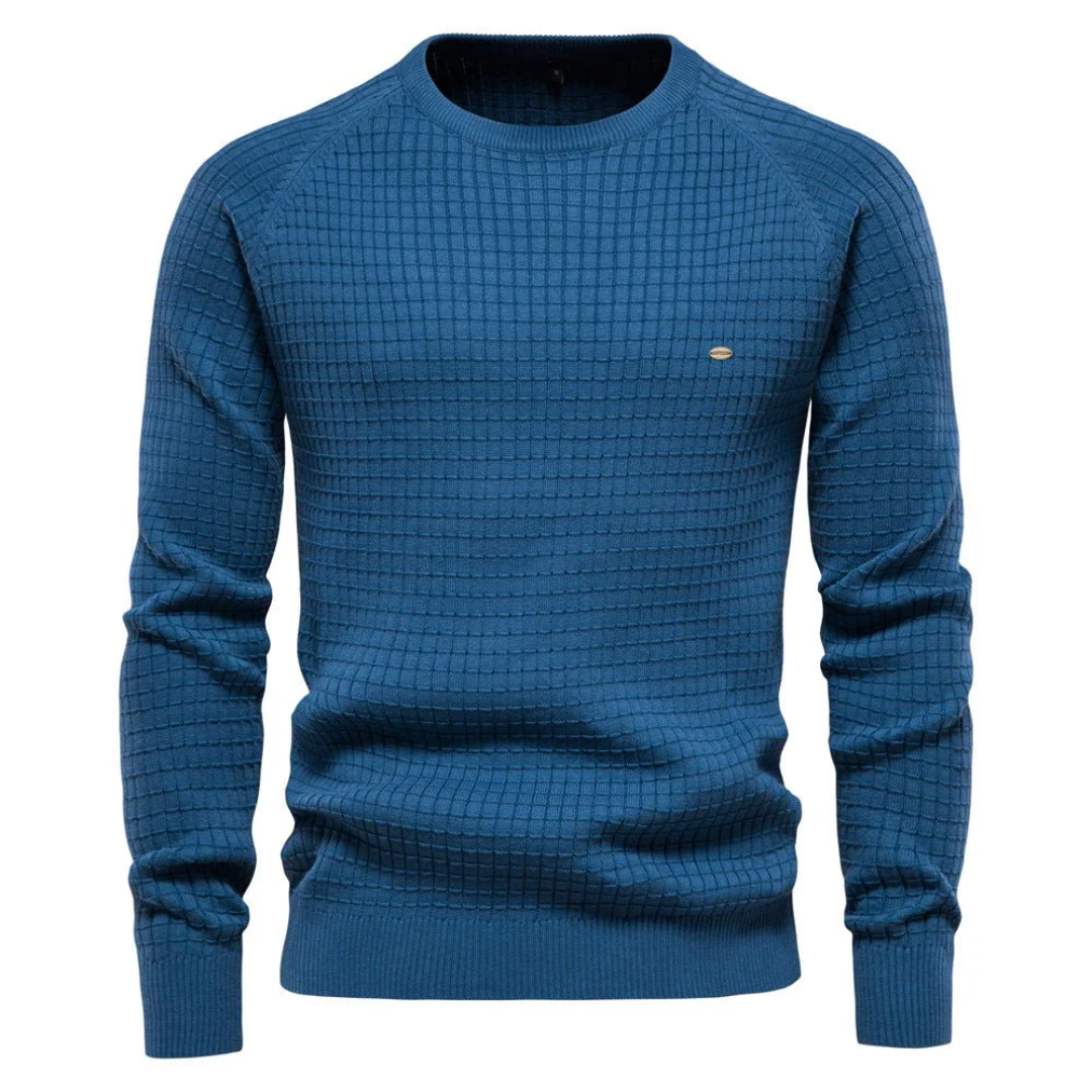 Pull Homme Col Rond Maille Texturée - Image 1