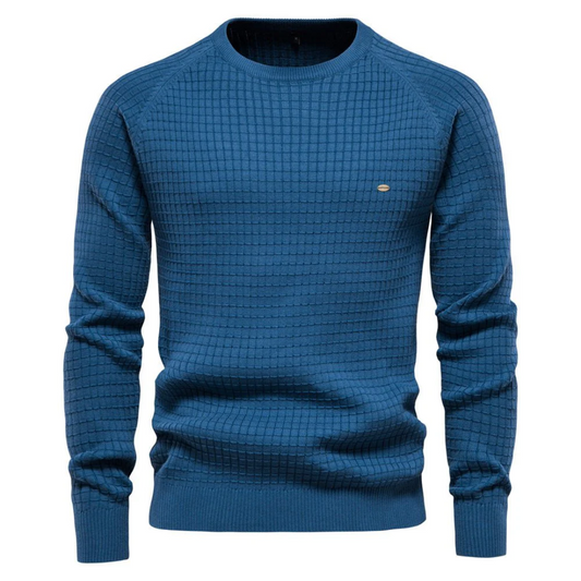 Pull Homme Col Rond Maille Texturée - Image 1