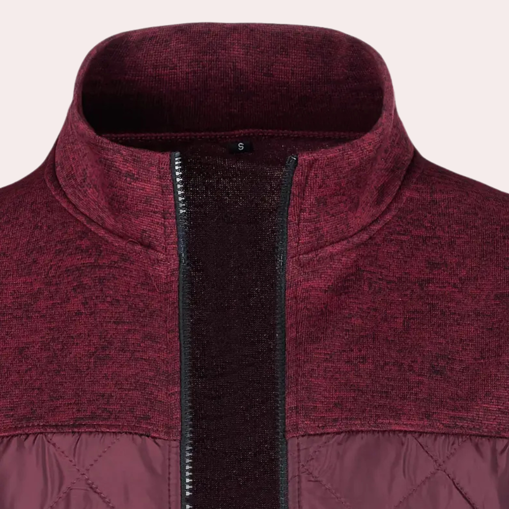 Veste matelassée homme à col montant - Image 3