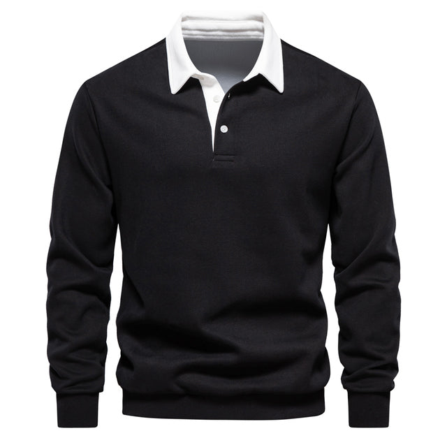 Pull à Col Polo Manches Longues Homme - Image 5