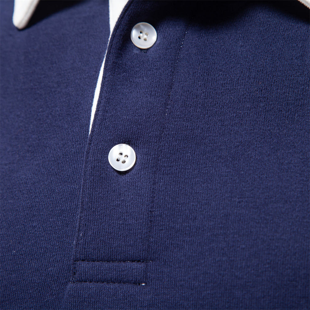 Pull à Col Polo Manches Longues Homme - Image 3