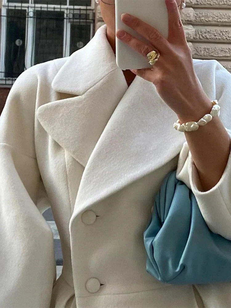 Manteau Long Croisé Femme - Image 2