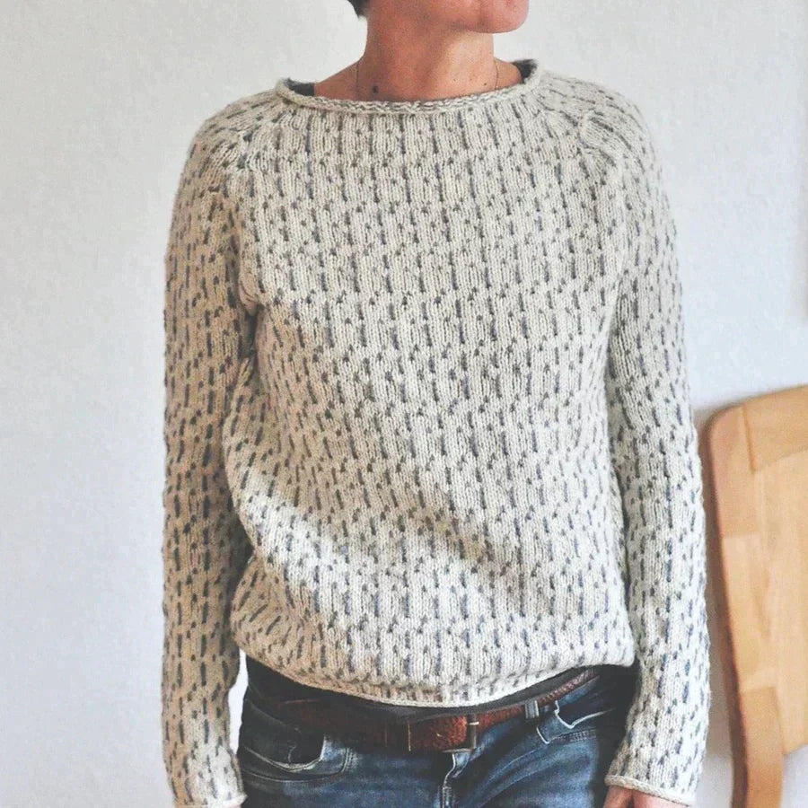 Pull à Manches Longues à Motifs pour Femme - Image 2