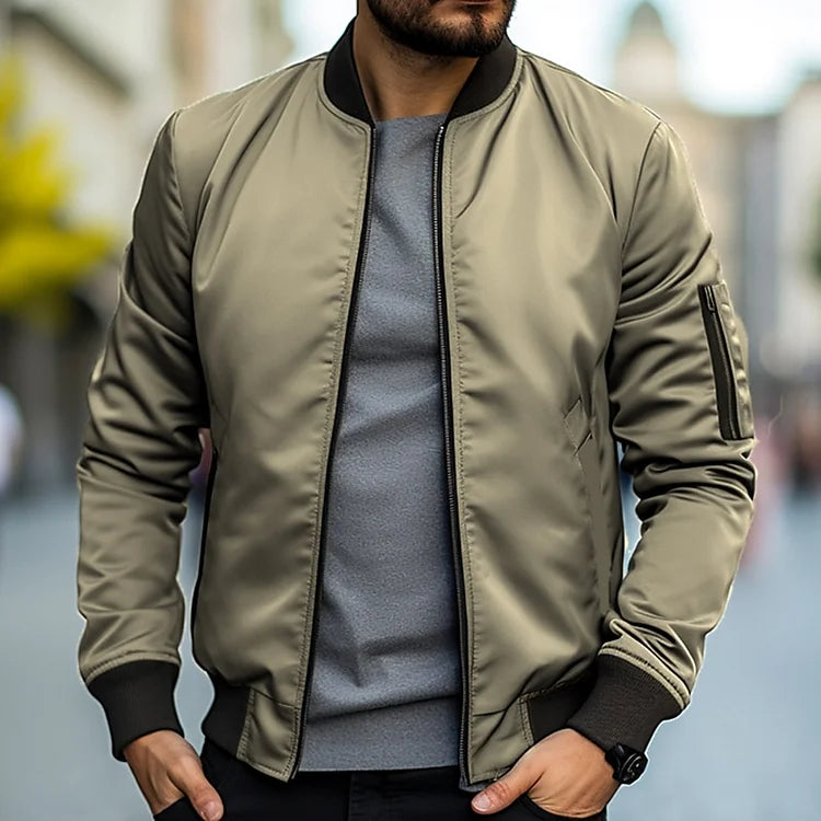 Blouson Bomber Zippé Homme - Image 4