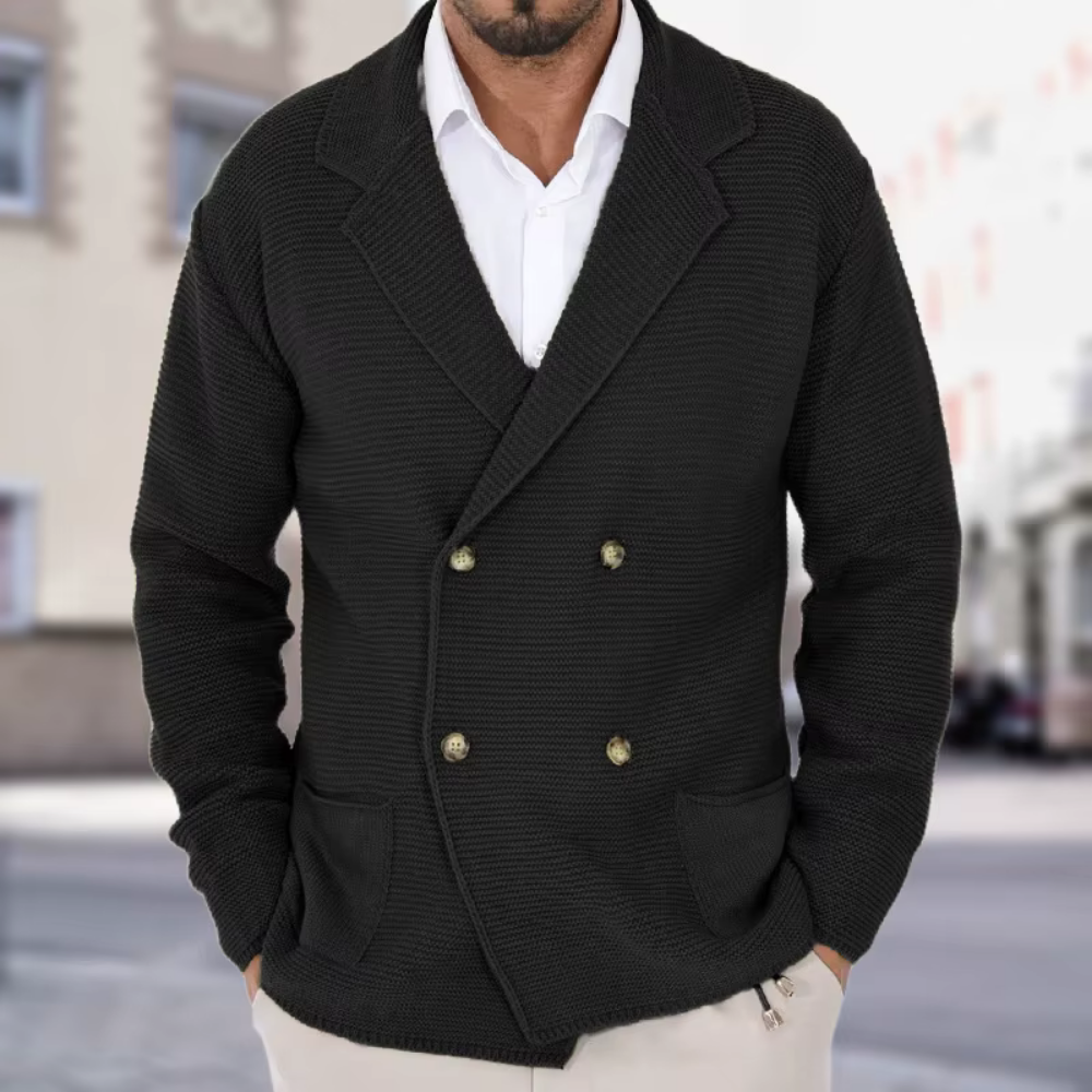 Blazer Tricot Croisé Homme - Image 3