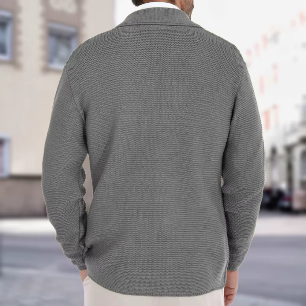 Blazer Tricot Croisé Homme - Image 4