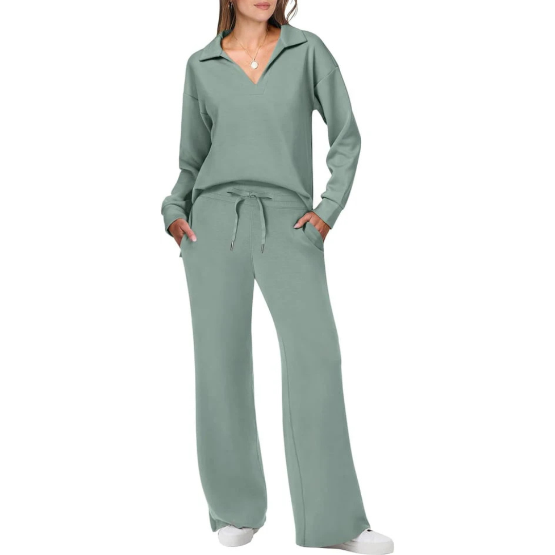 Ensemble d'intérieur pour femme à manches longues - Image 2