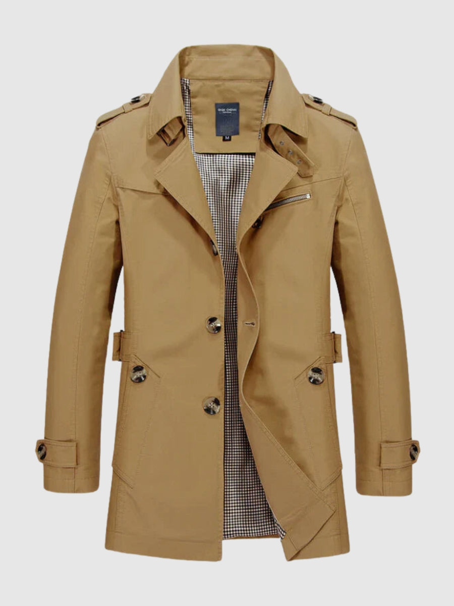 Veste croisée mi-longue pour homme - Image 2