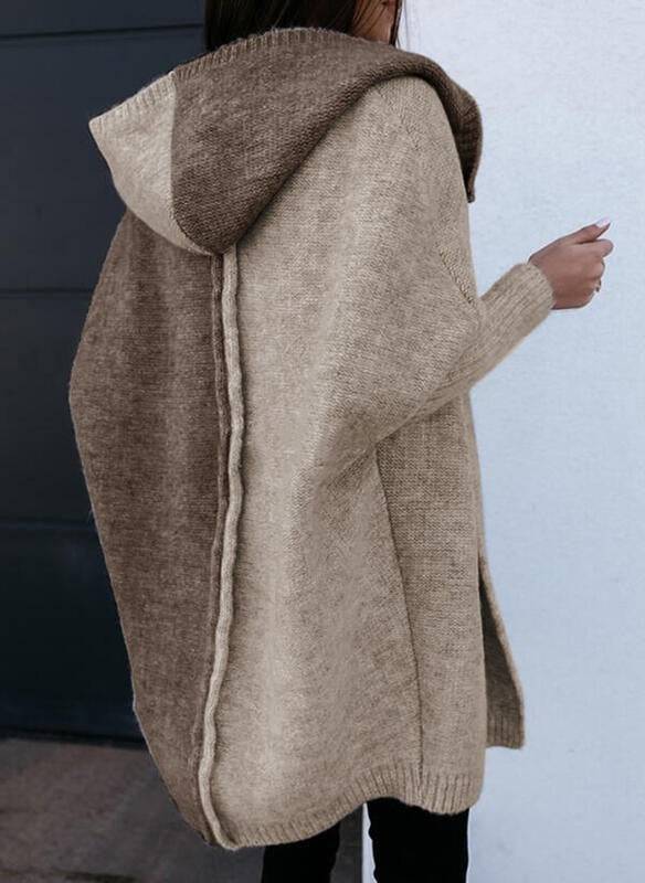Cardigan Ouvert Femme à Capuche - Image 2