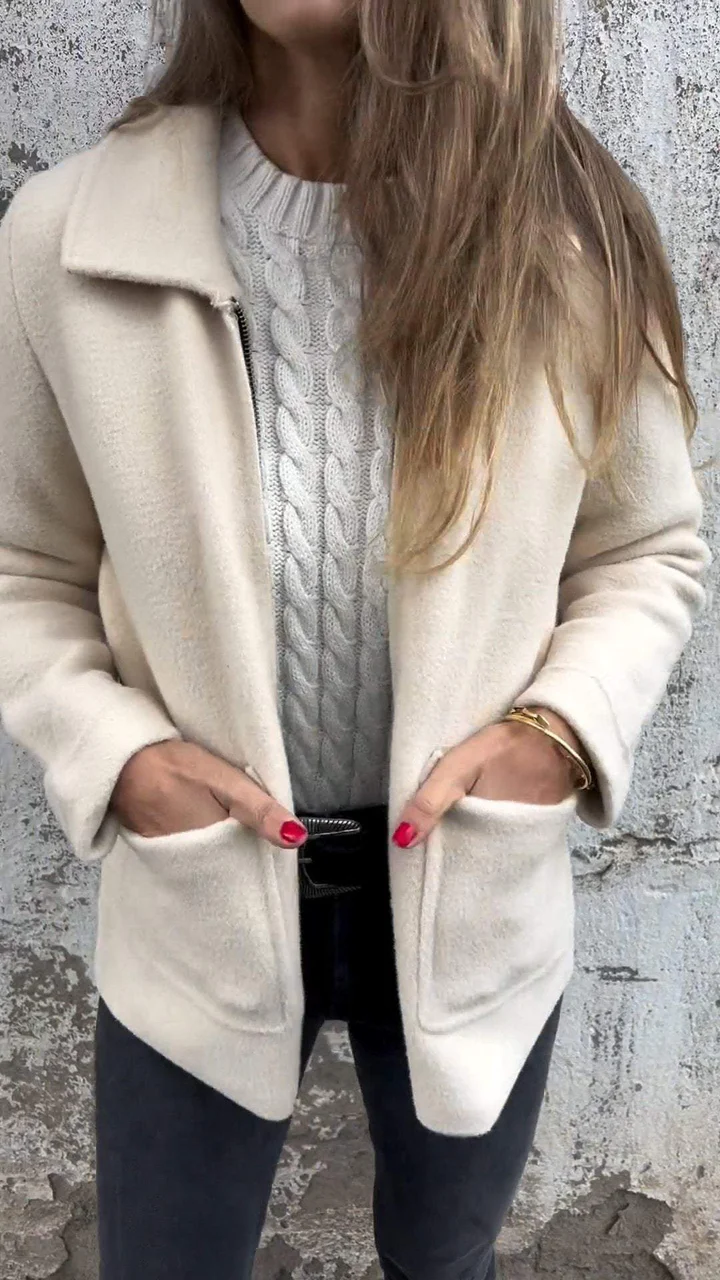Veste zippée décontractée pour femme - Image 5