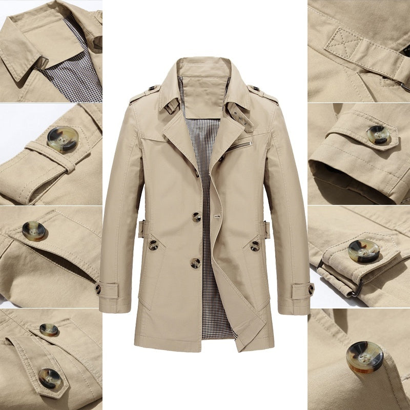 Trench-coat croisé pour homme - Image 6