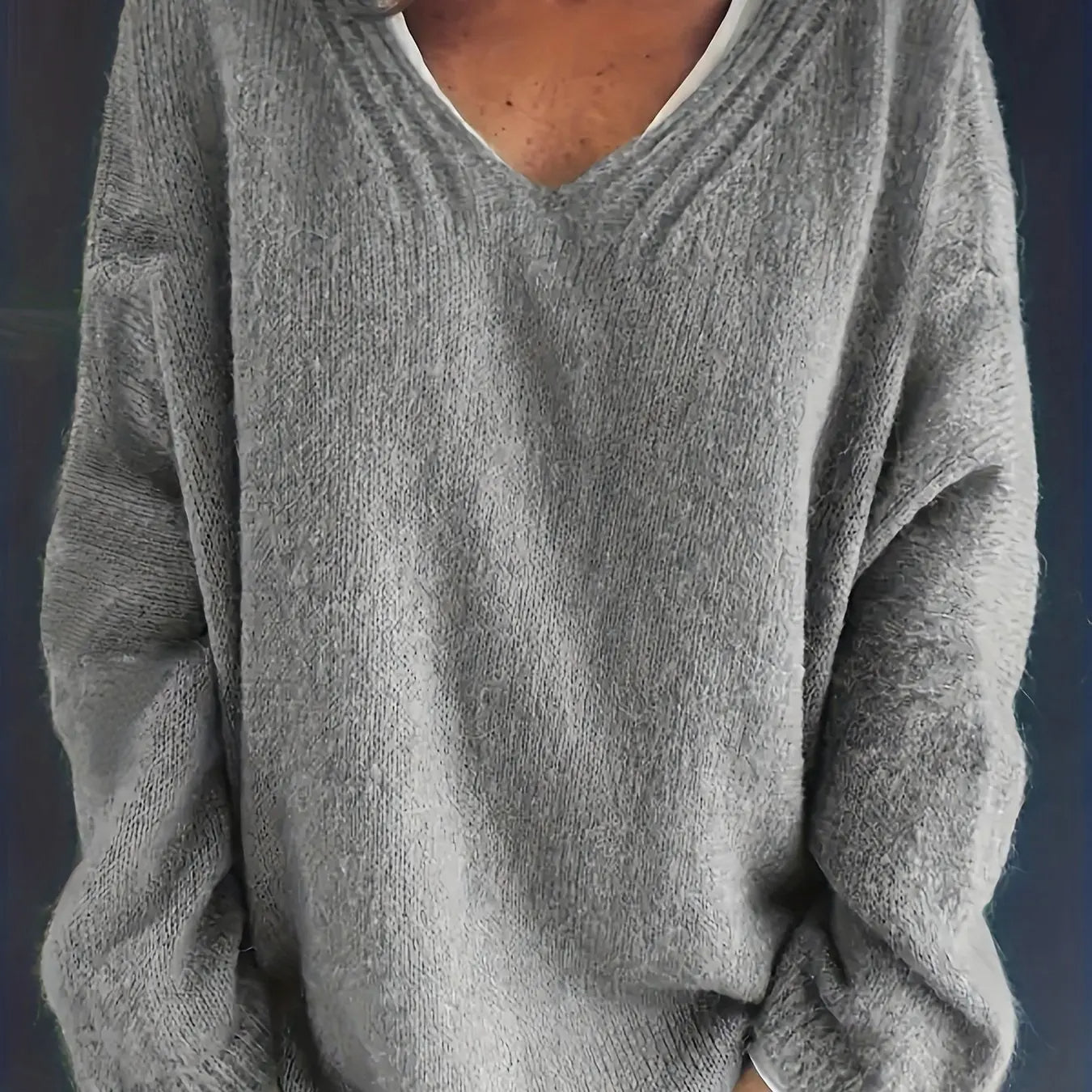 Pull ample en maille pour femme - Image 2