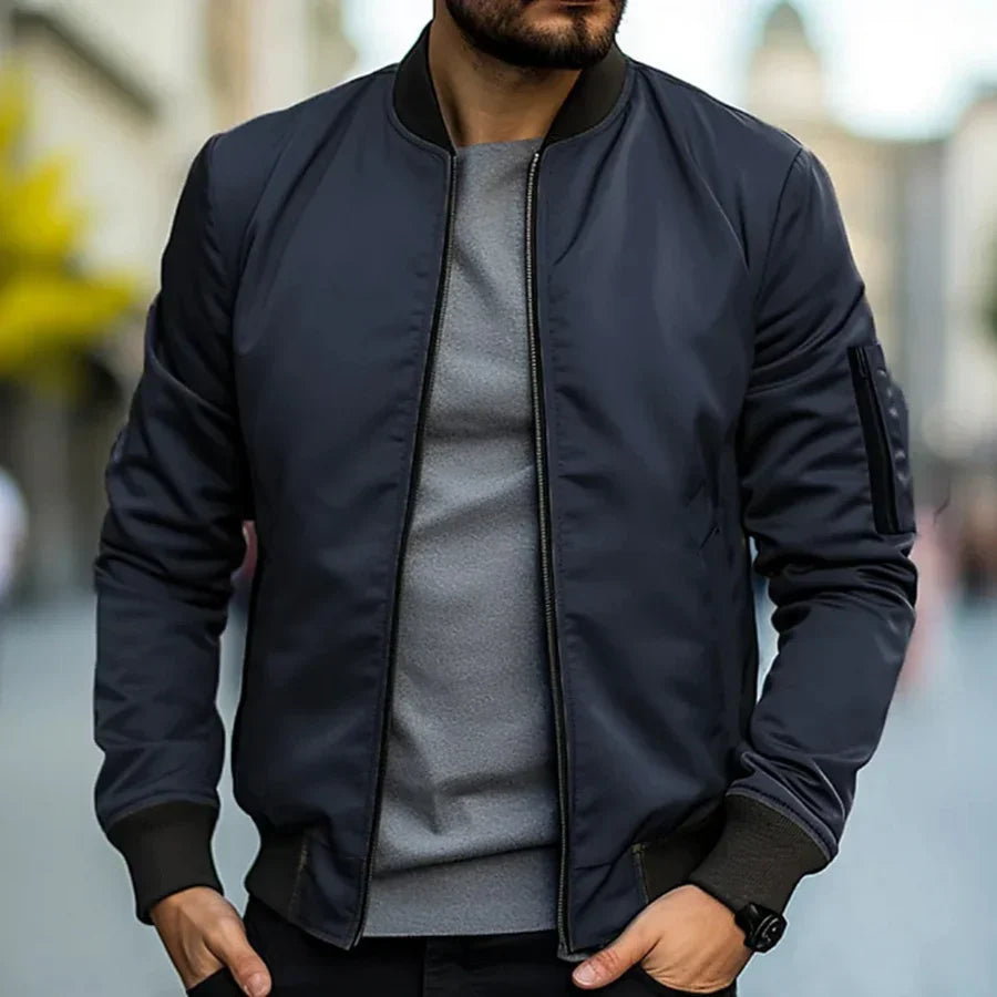Blouson Bomber Zippé Homme - Image 2