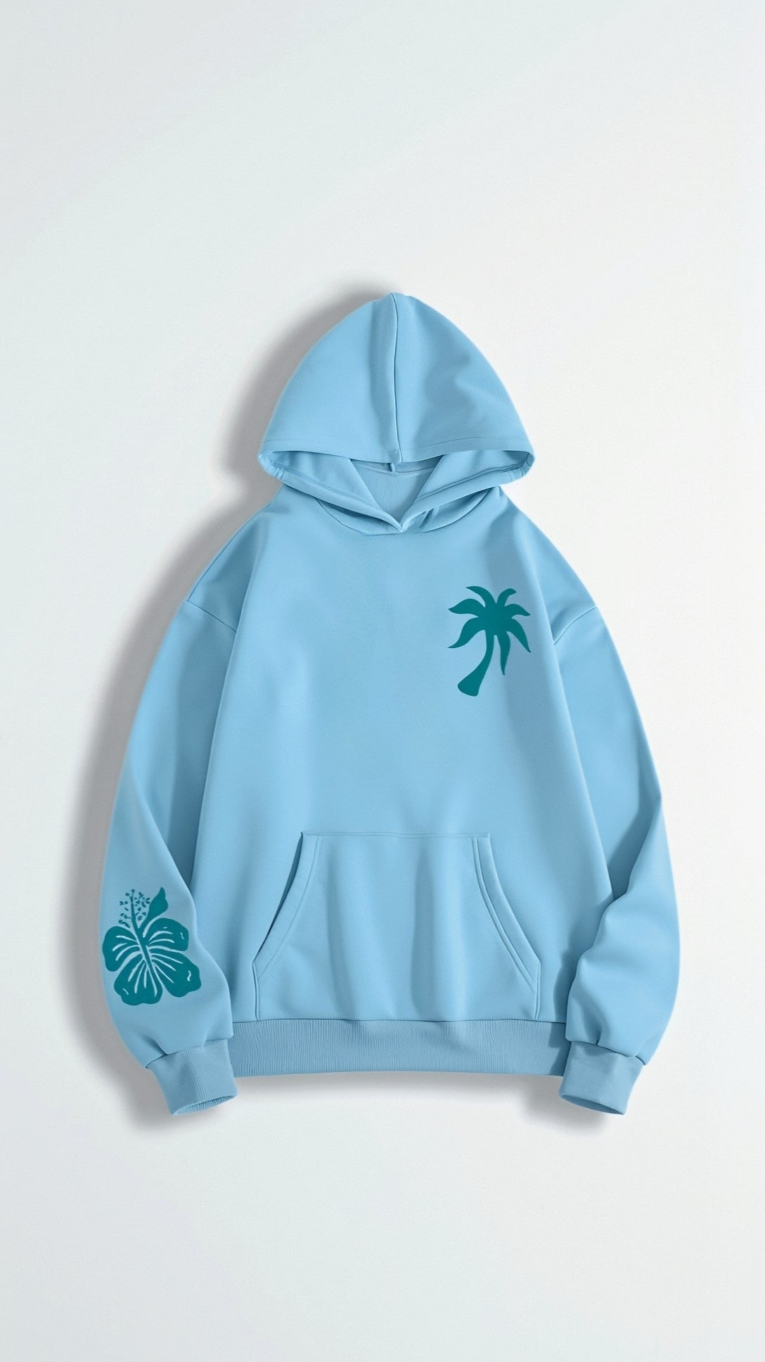 Sweat à Capuche Graphique Oversize Femme - Image 3