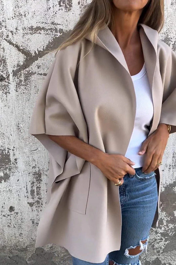 Veste Cape Femme Ouverte sur le Devant - Image 7
