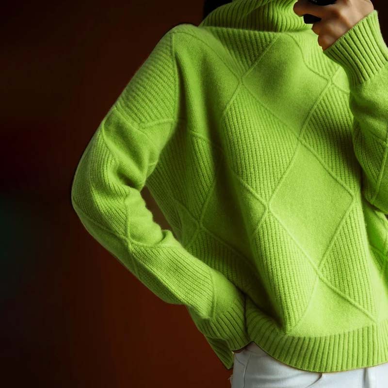 Pull Femme Motif Losanges - Image 3