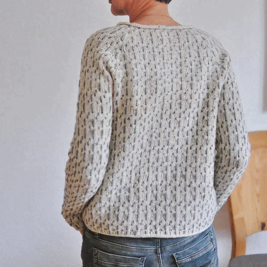 Pull à Manches Longues à Motifs pour Femme - Image 5