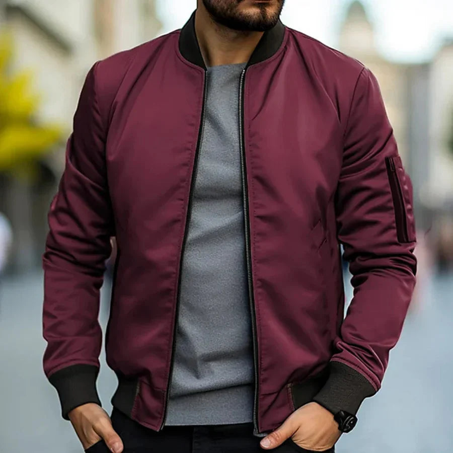 Blouson Bomber Zippé Homme - Image 4