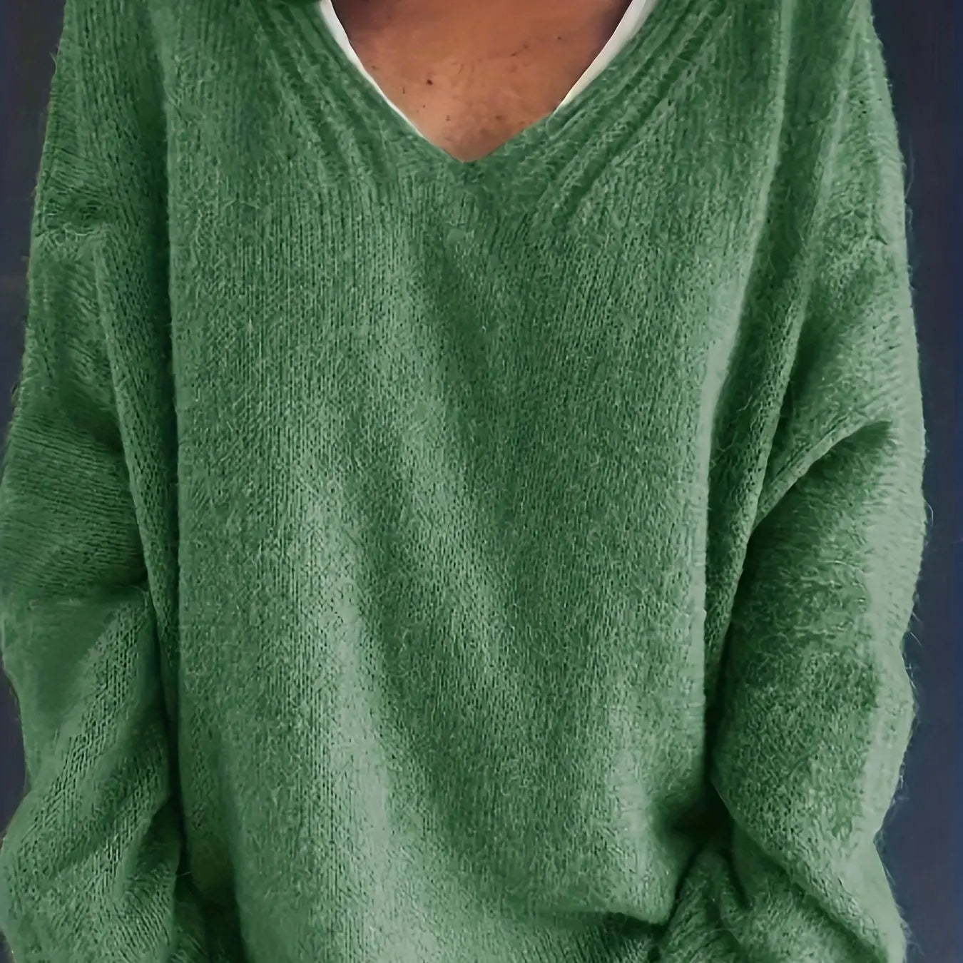Pull ample en maille pour femme - Image 3