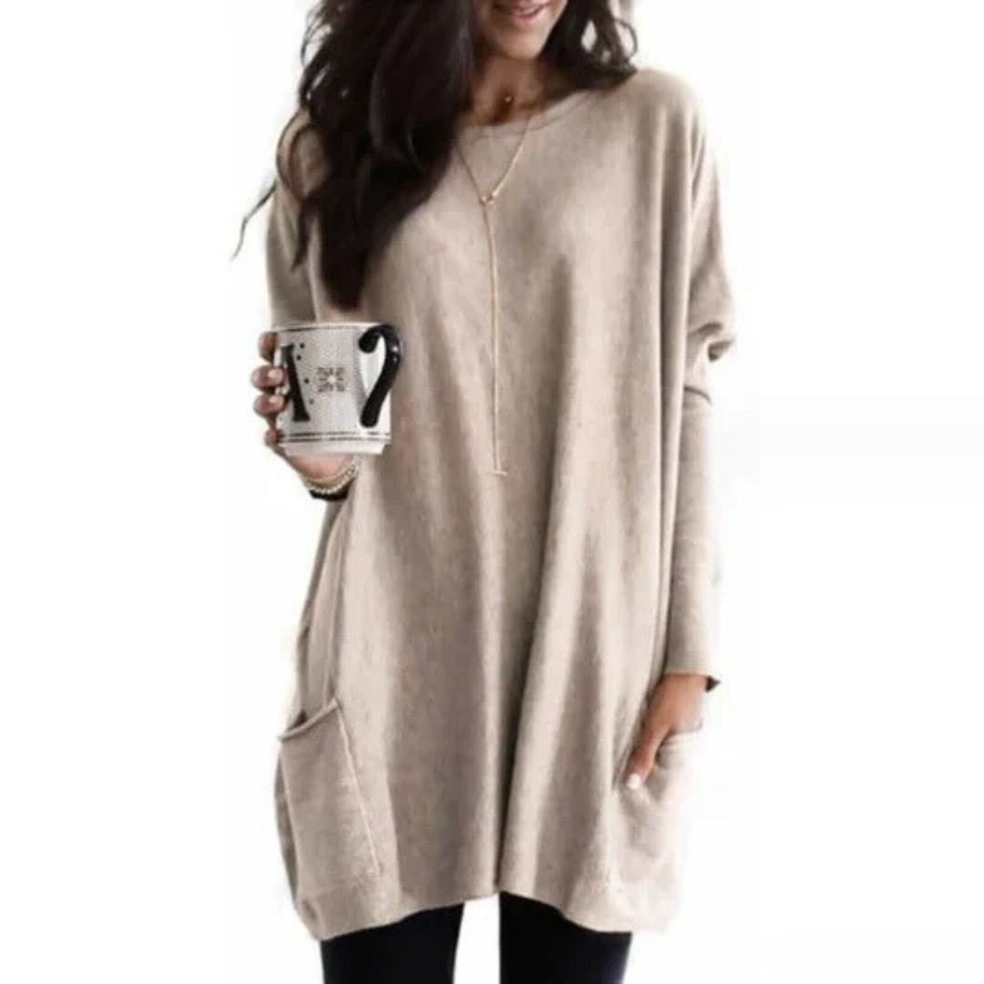 Tunique Femme Oversize Manches Longues - Image 1