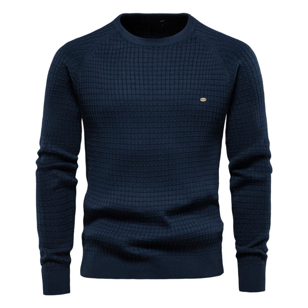 Pull Homme Col Rond Maille Texturée - Image 3