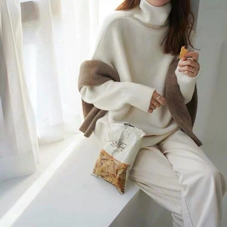 Pull ample en maille pour femme - Image 4