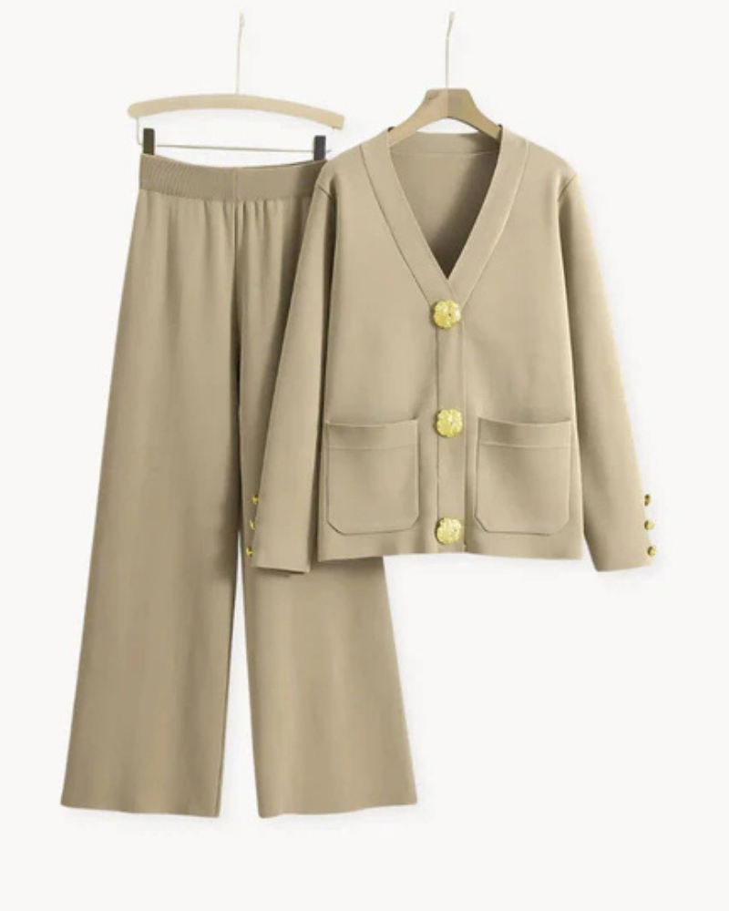 Ensemble Deux Pièces Femme Jambe Large - Image 2