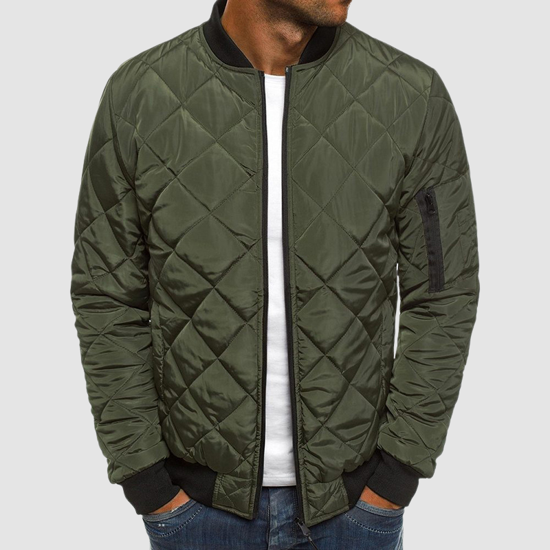 Veste Bomber Matelassée Homme - Image 4