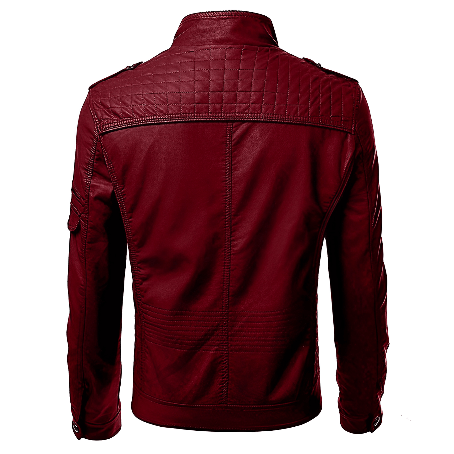 Veste de motard slim fit pour homme - Image 7