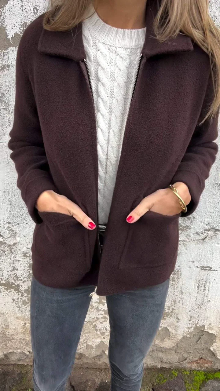 Veste zippée décontractée pour femme - Image 6