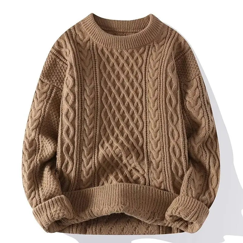 Pull en maille torsadée pour homme - Image 3