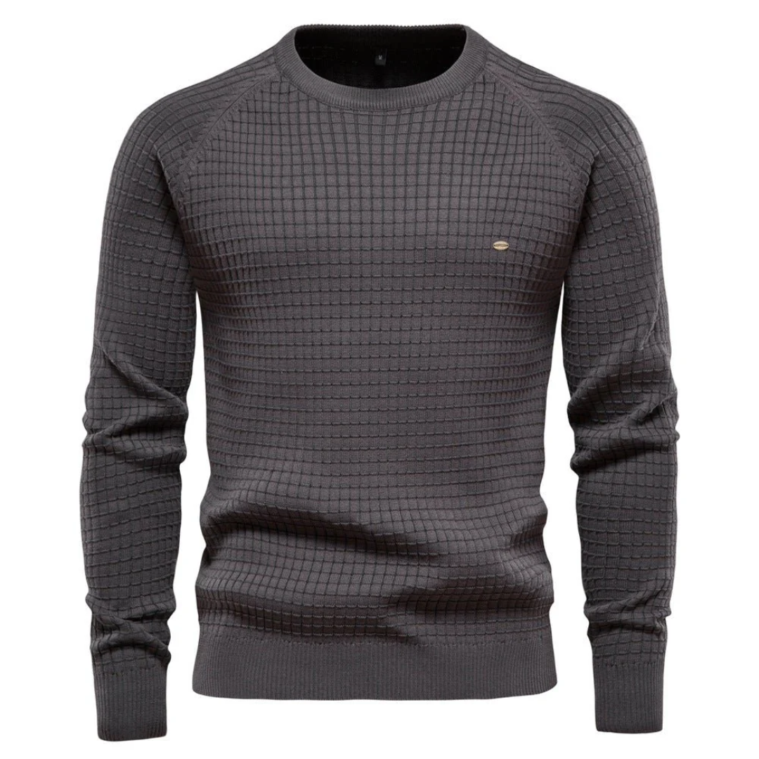 Pull Homme Col Rond Maille Texturée - Image 4