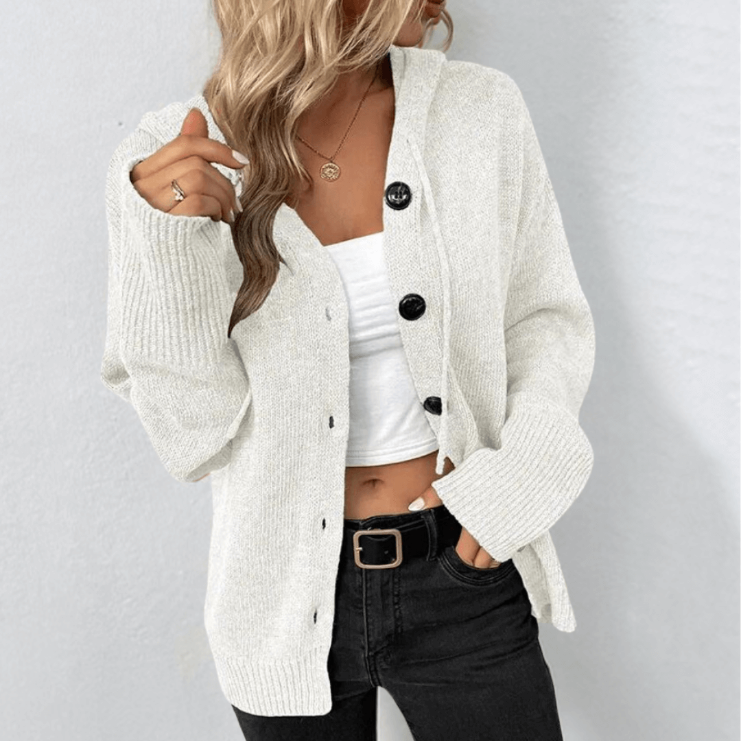 Cardigan à Capuche Oversize Femme - Image 3