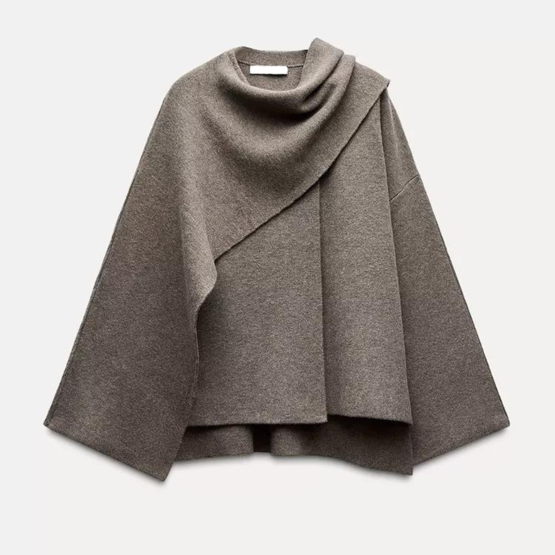 Manteau Cape Oversize Femme - Image 5