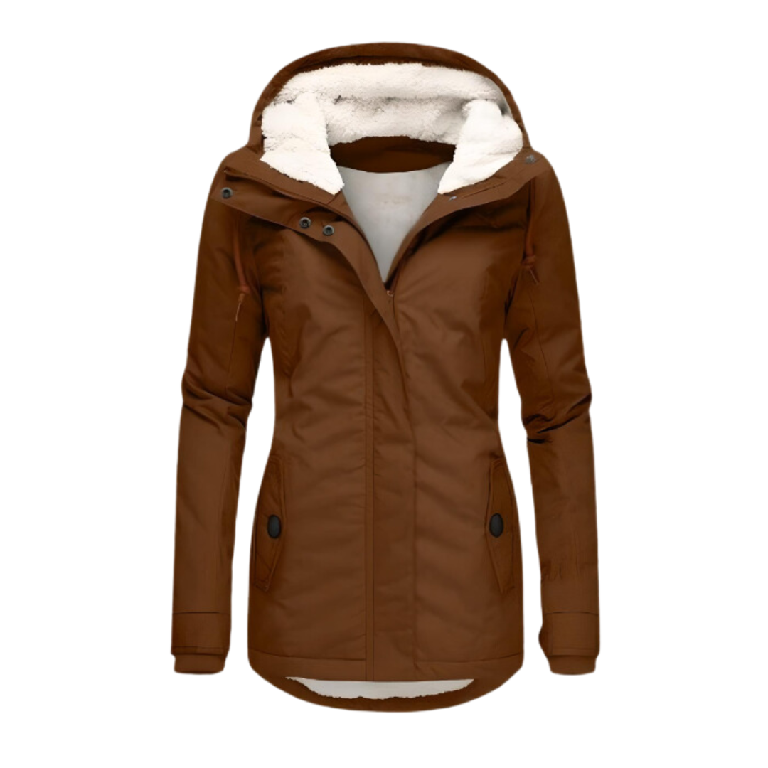 Veste à Capuche Doublée en Molleton pour Femme - Image 4